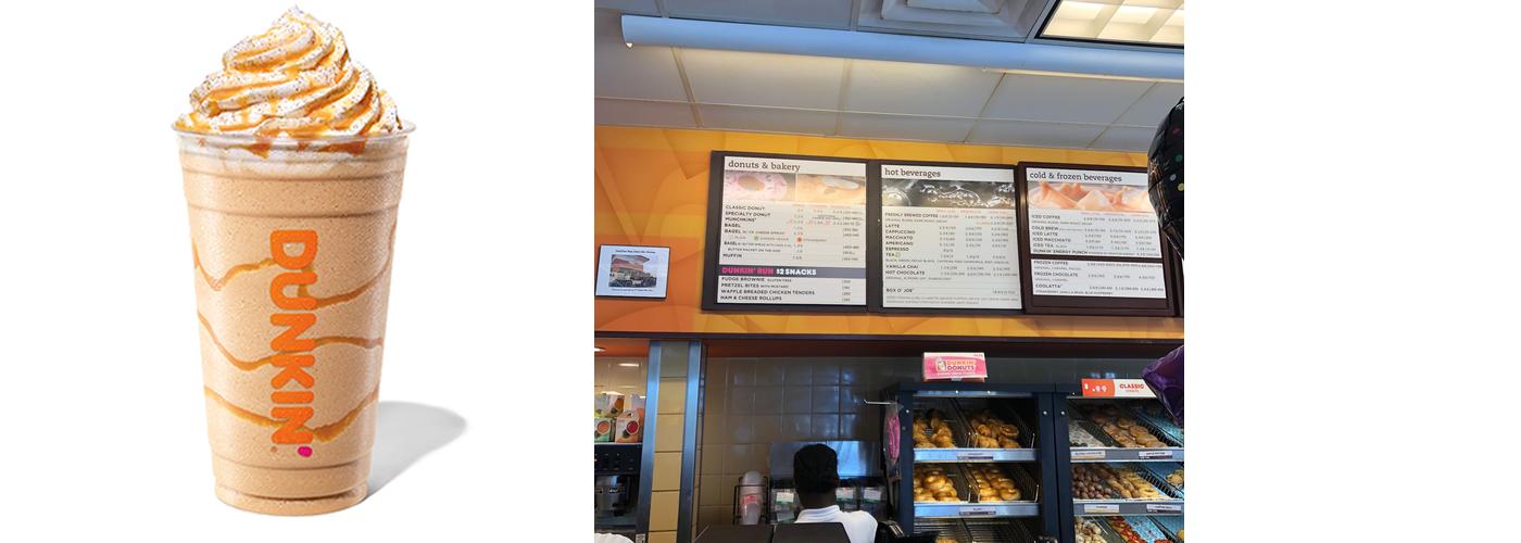 Dunkin' Menu