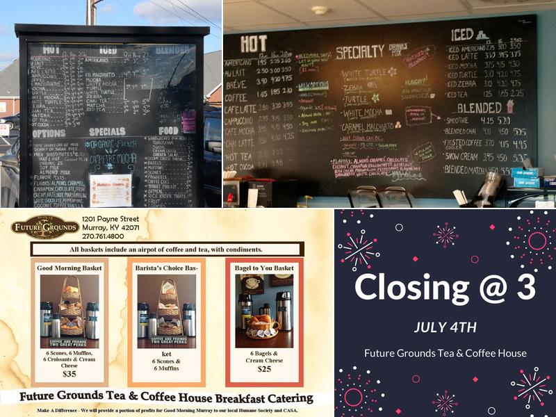 Future Grounds Coffee Menu