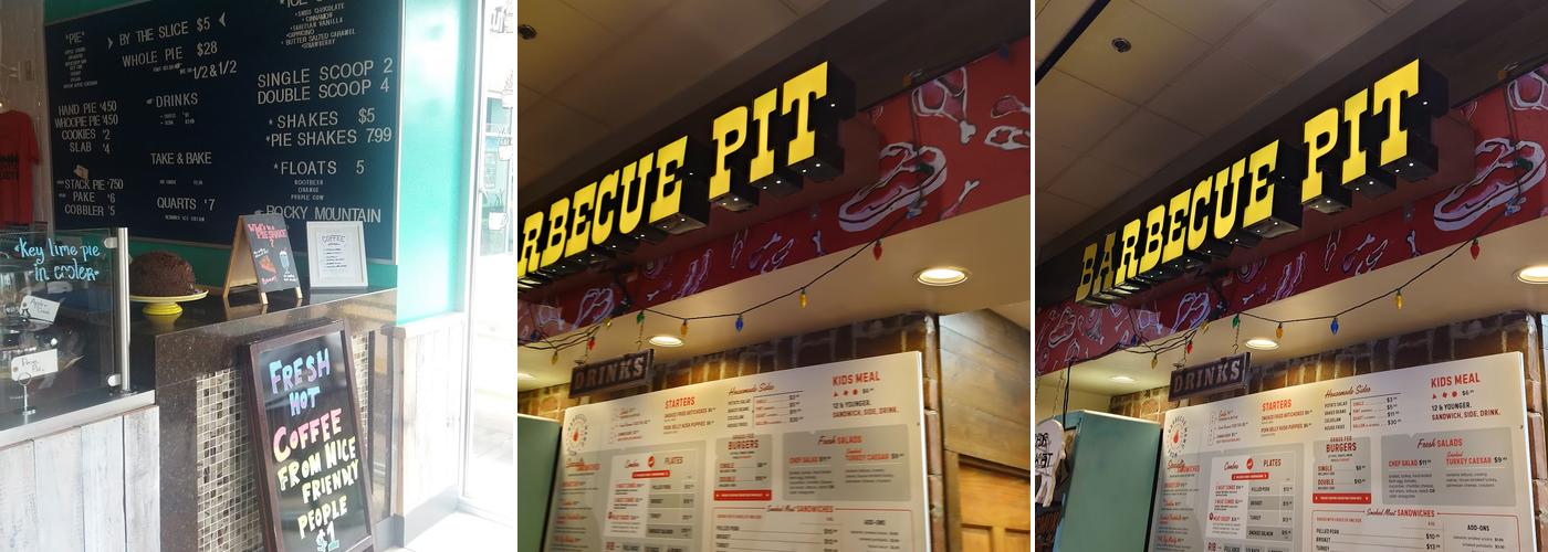 Sugarfire Pie Menu