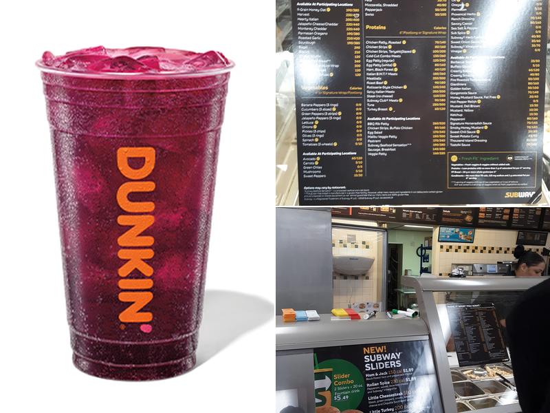 Dunkin' Menu