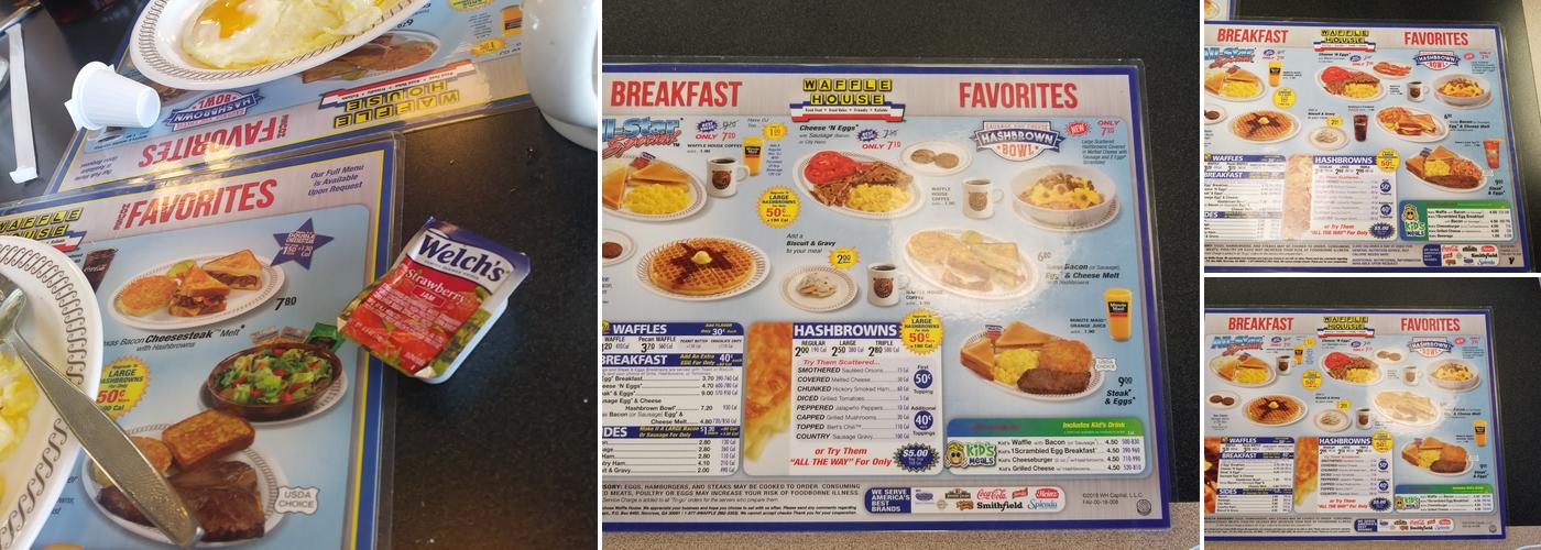 Waffle House Menu