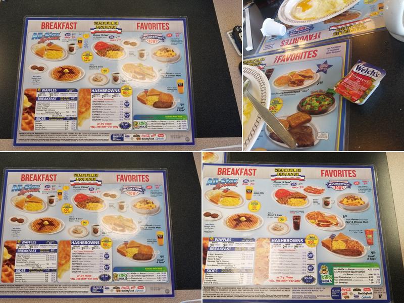 Waffle House Menu