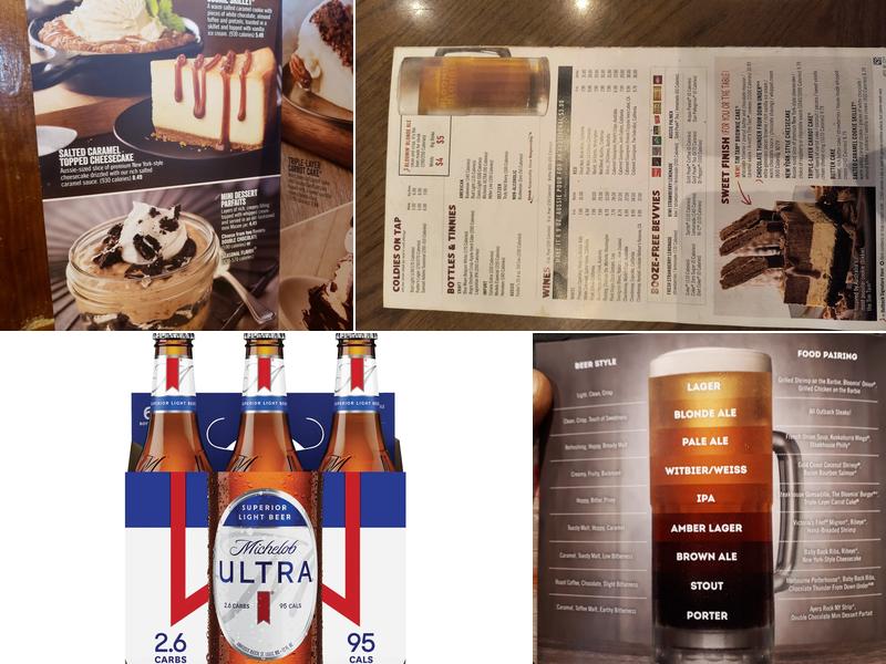 Outback Steakhouse Menu