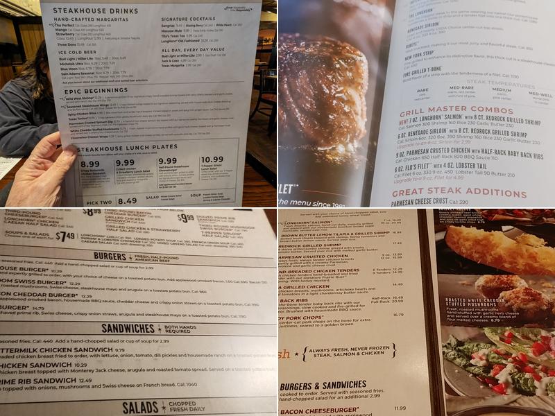 LongHorn Steakhouse Menu