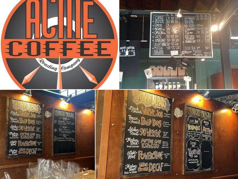 Acme Coffee Roasting Co Menu