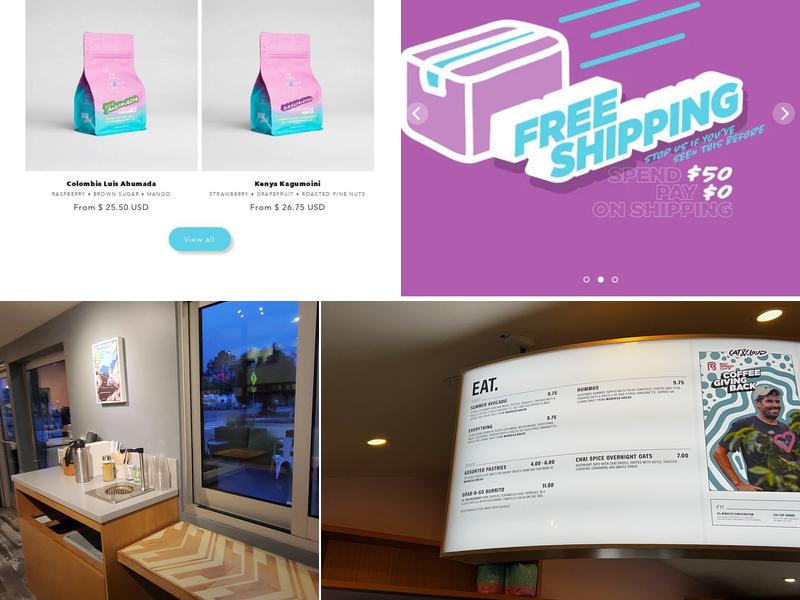 Cat & Cloud Coffee Menu