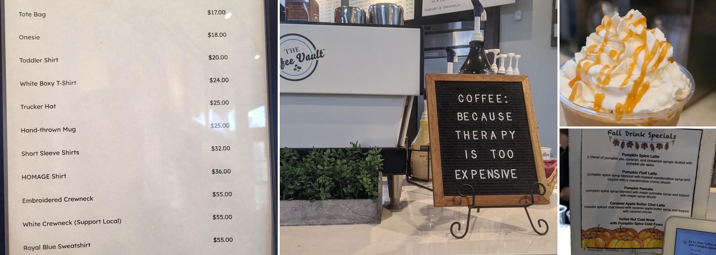 The Coffee Vault Menu