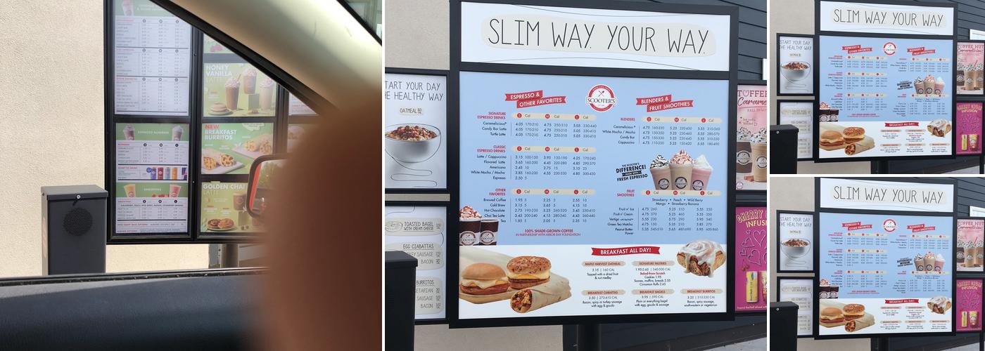 Scooter's Coffee Menu