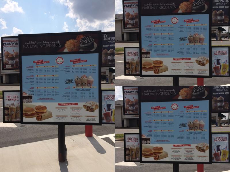 Scooter's Coffee Menu