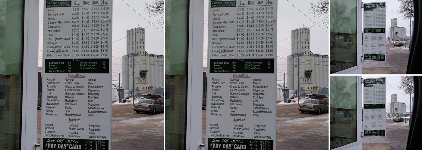 Snowy Mountain Mudd Menu