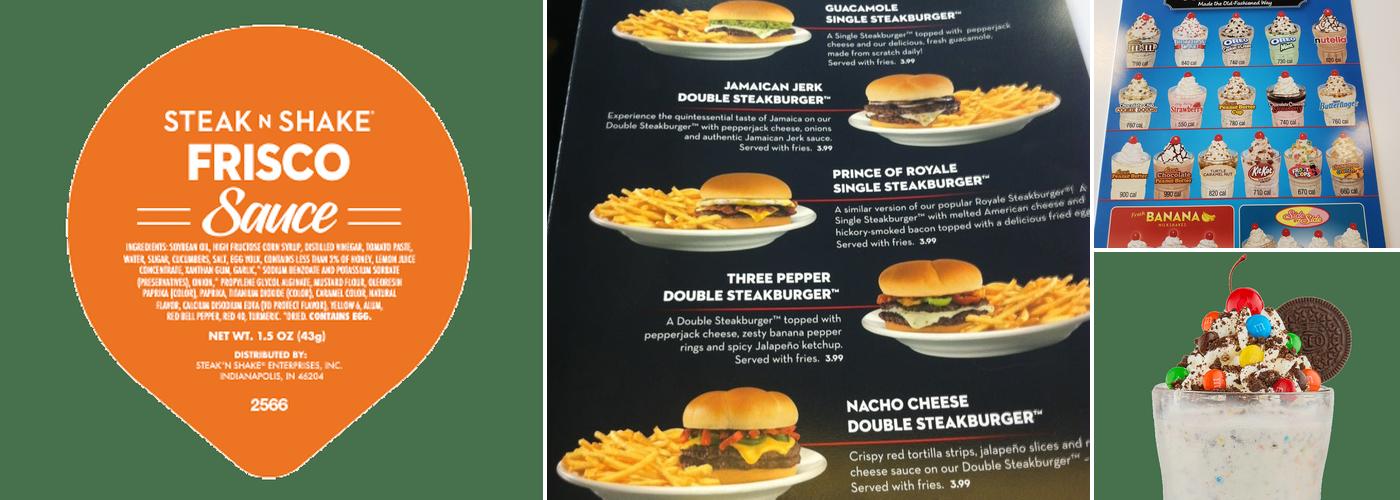 Steak 'n Shake Menu