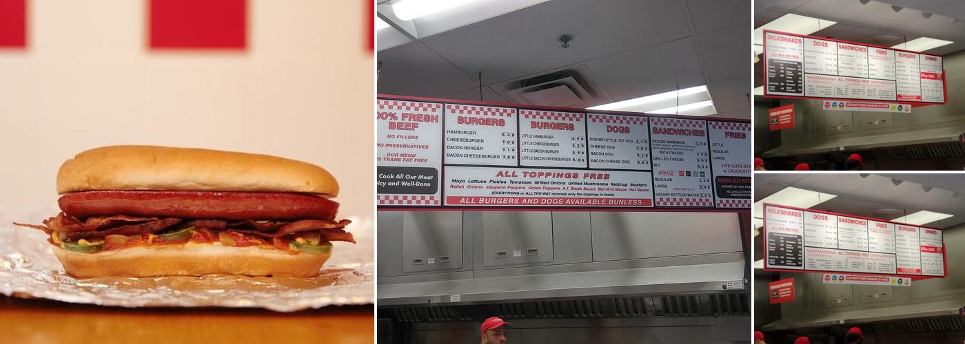 Five Guys Menu