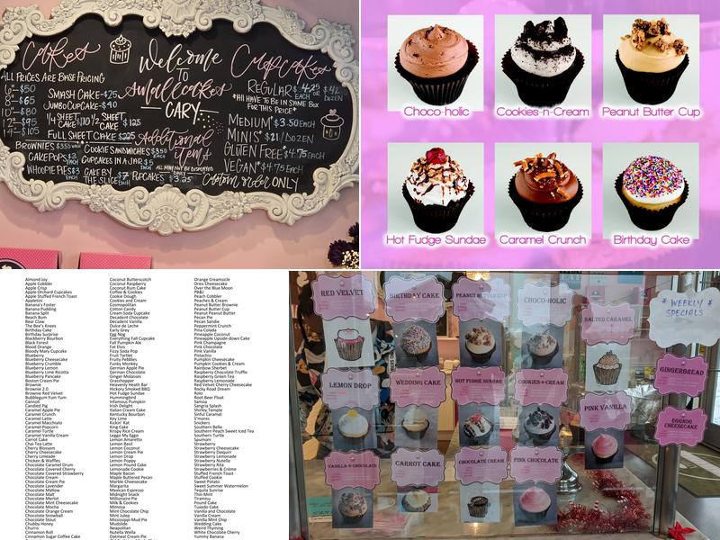 Smallcakes Menu