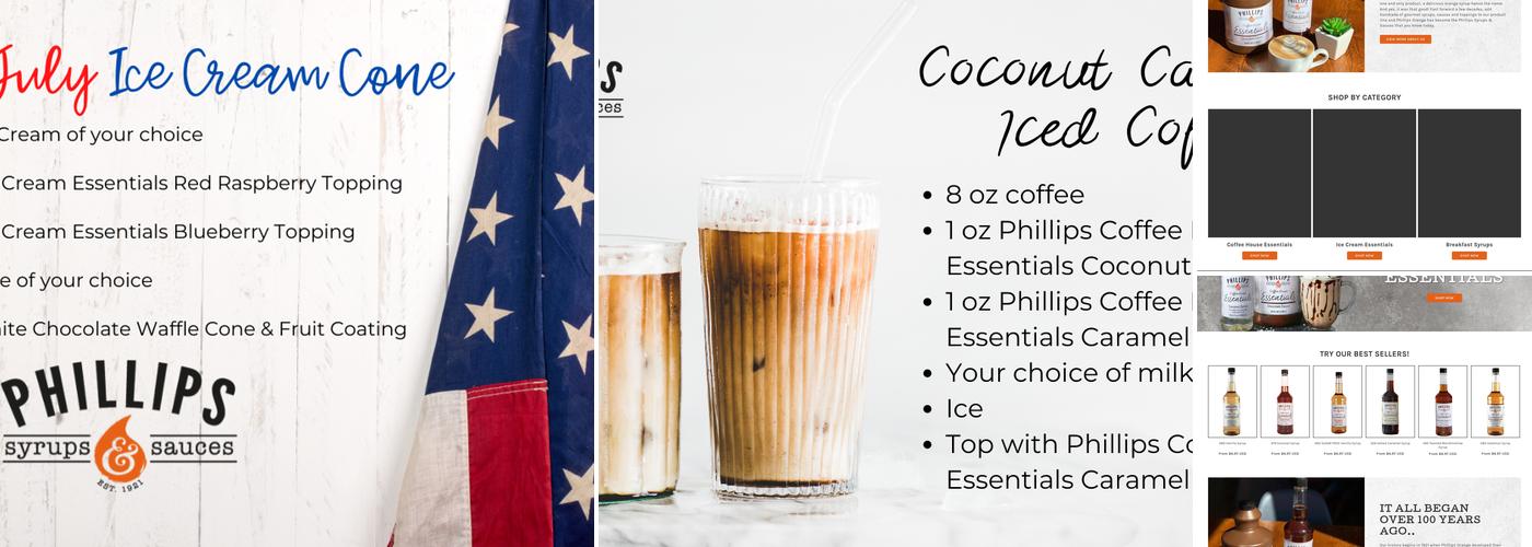 Phillips Syrup Menu