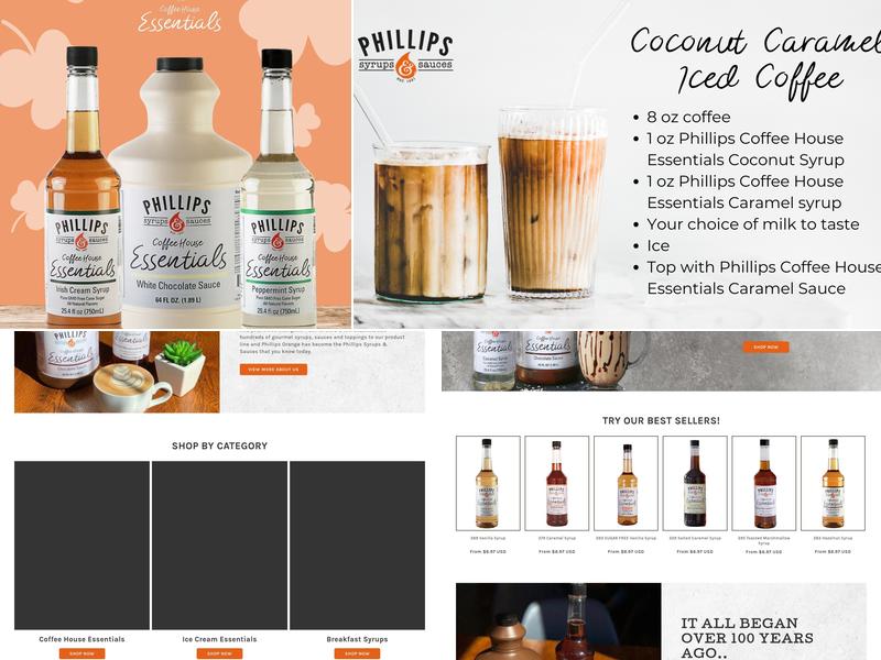 Phillips Syrup Menu