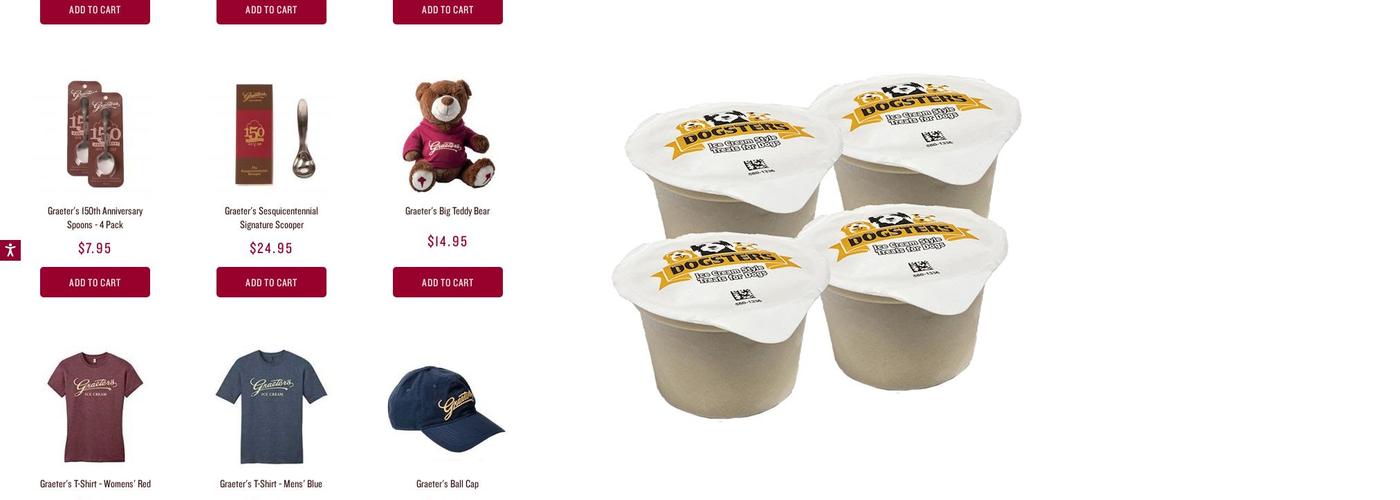 Graeter's Ice Cream Menu