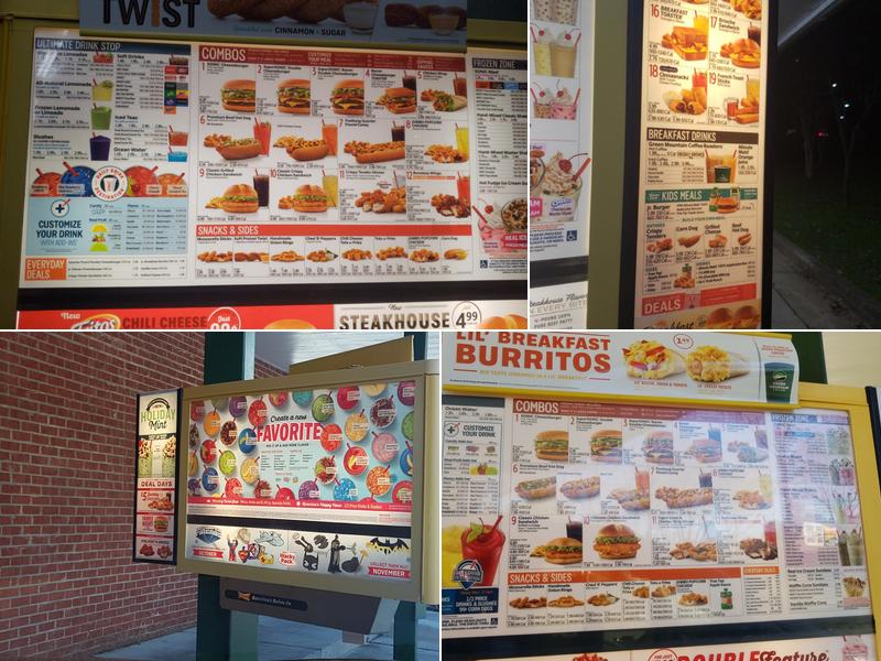 Sonic Drive-In Menu