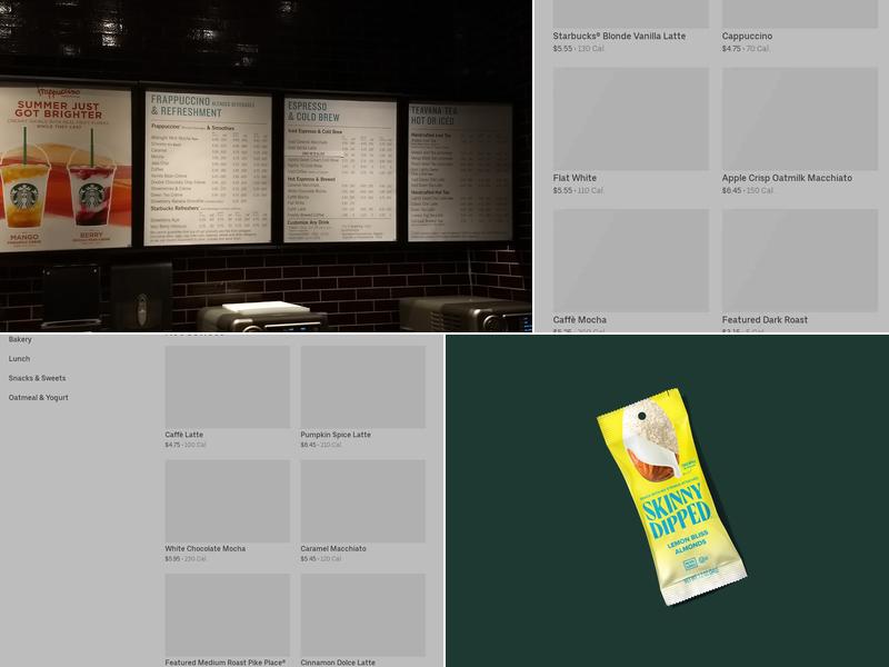 Starbucks Menu