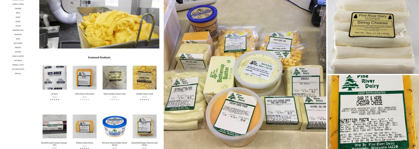 Pine River Dairy Inc Menu