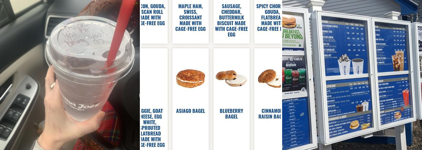 Aroma Joe’s coffee Menu