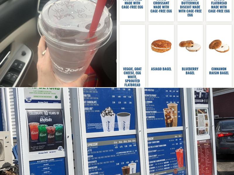 Aroma Joe’s coffee Menu