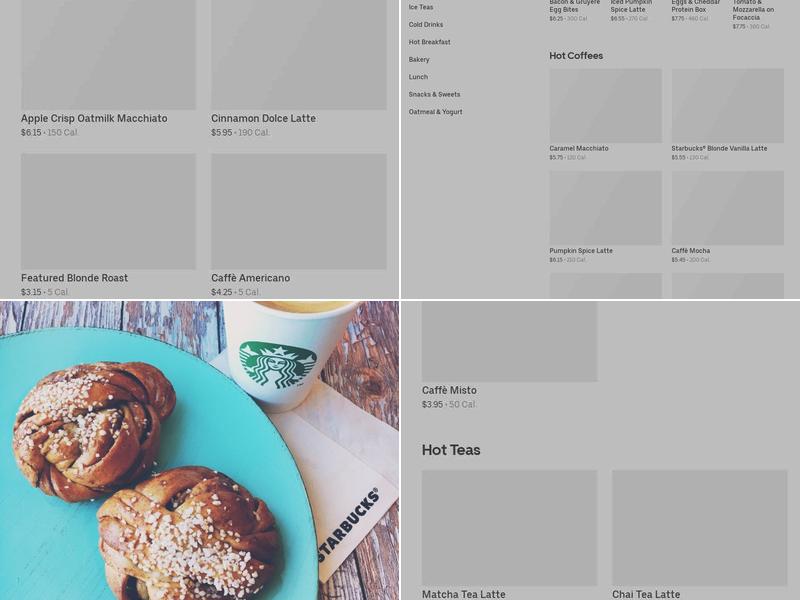 Starbucks Menu