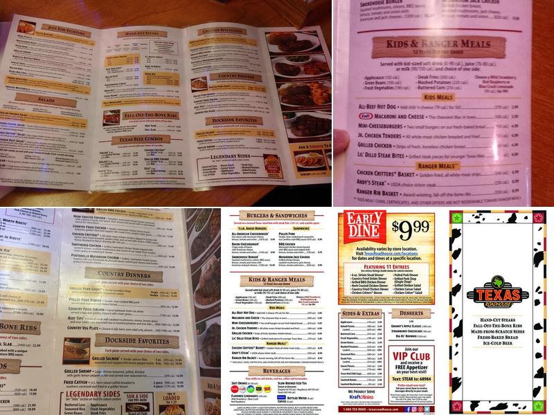Texas Roadhouse Menu