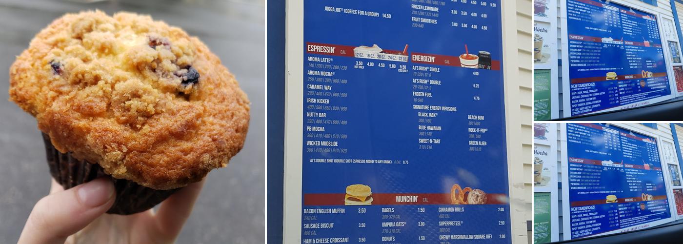 Aroma Joe's Drive Thru Menu