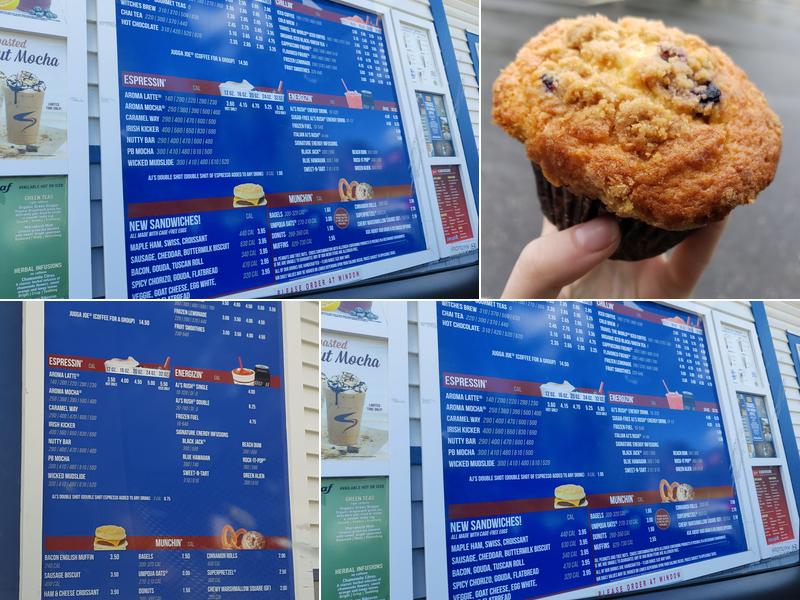 Aroma Joe's Drive Thru Menu