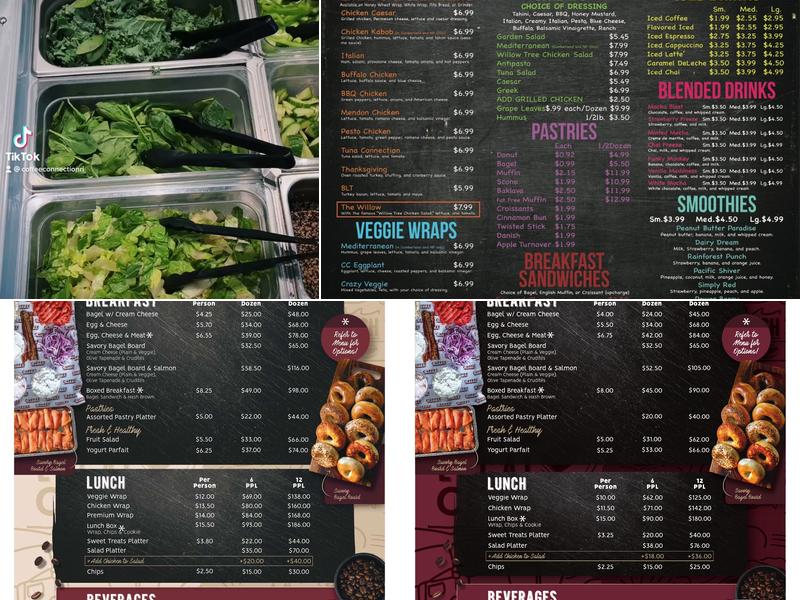 Coffee Connection North Providence Menu