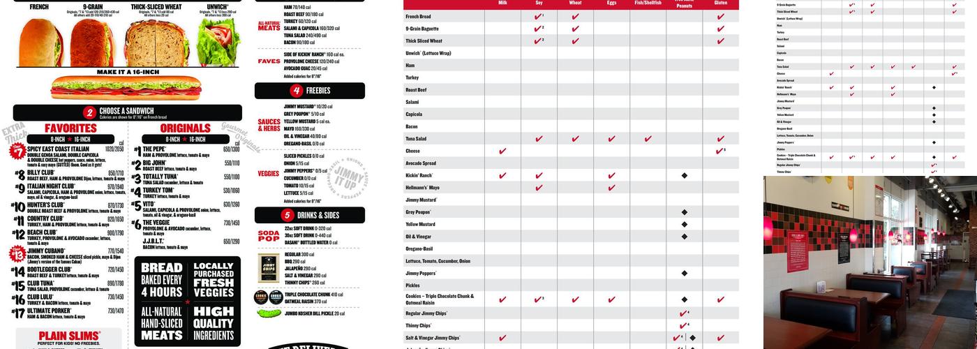 Jimmy John's Menu