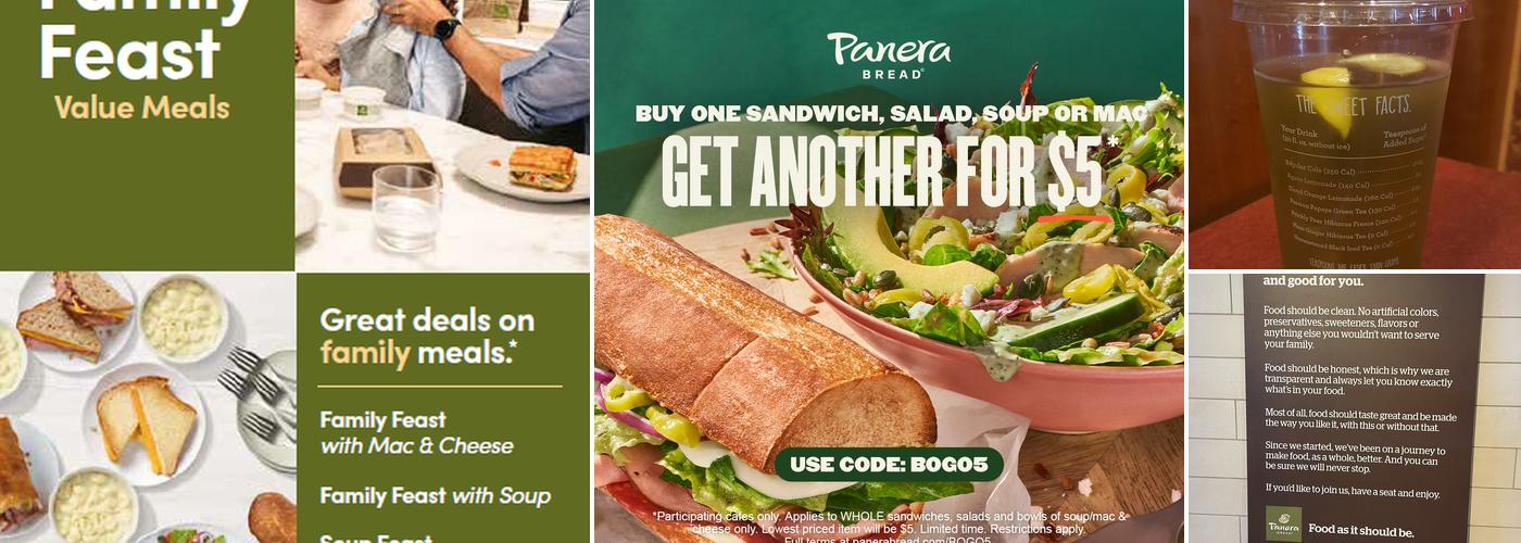 Panera Bread Menu