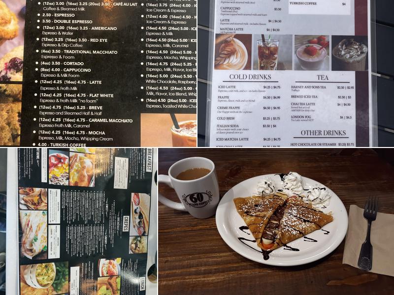 60 Beans Coffee Menu