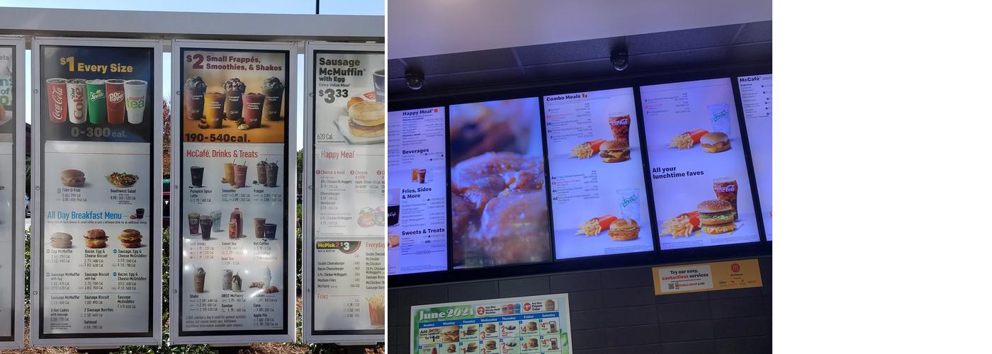 McDonald's Menu