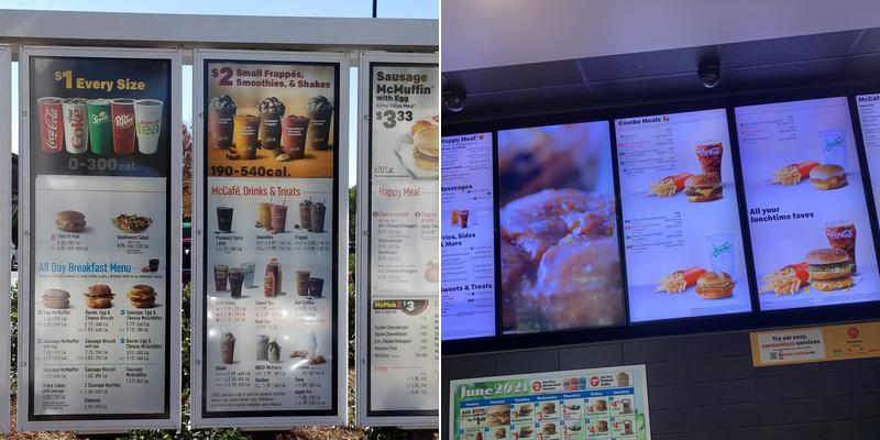 McDonald's Menu