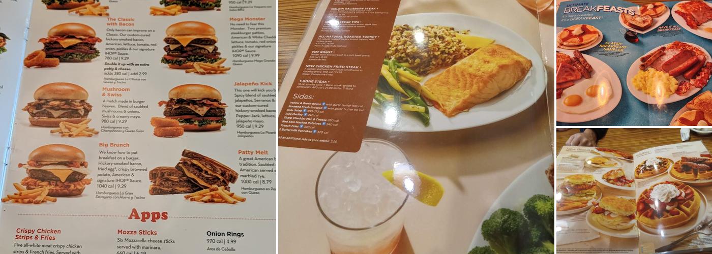 IHOP Menu