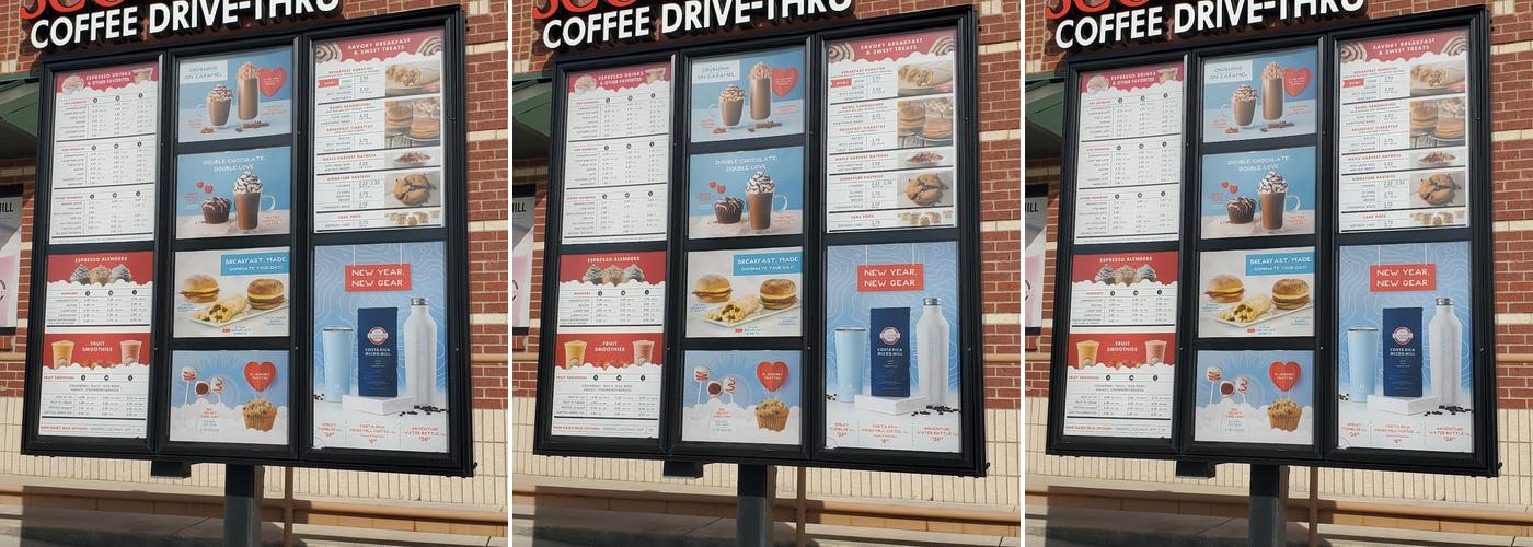 Scooter's Coffee Menu