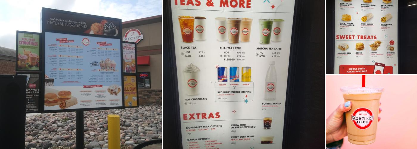 Scooter's Coffee Menu