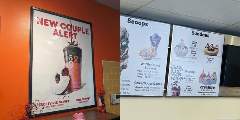 Dunkin' Menu