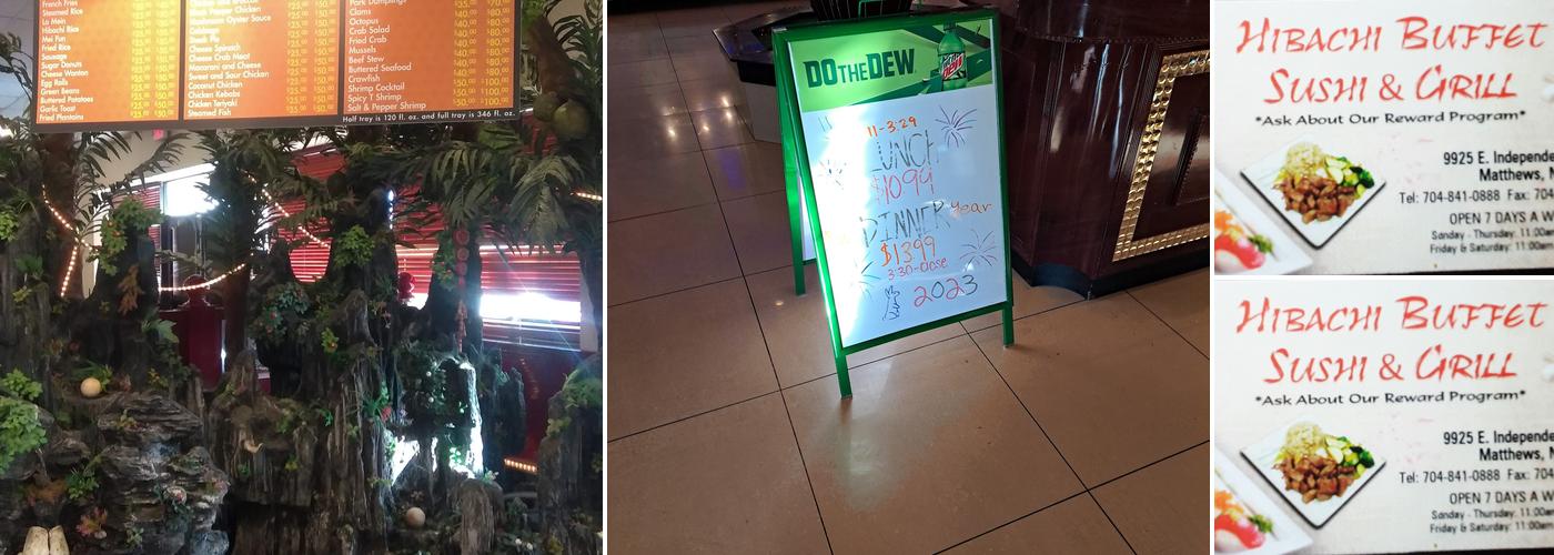 Hibachi Buffet & Grill Menu