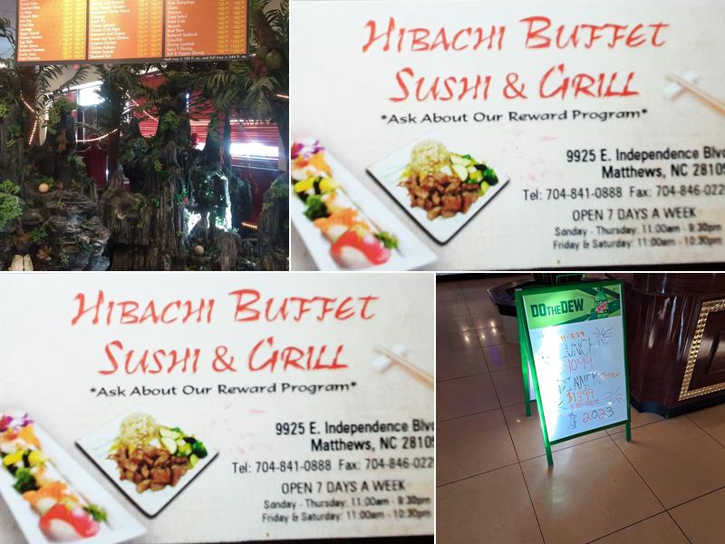 Hibachi Buffet & Grill Menu