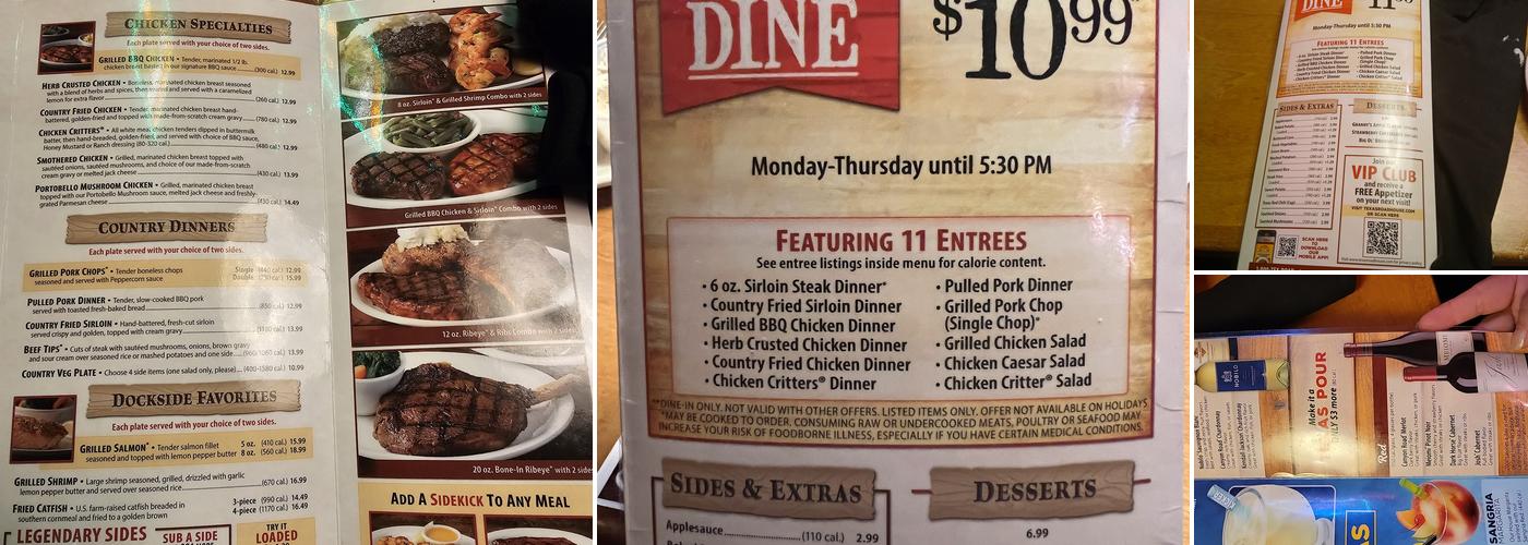 Texas Roadhouse Menu