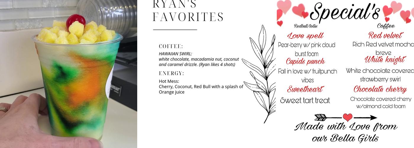 Bella Vita Coffee Company Menu