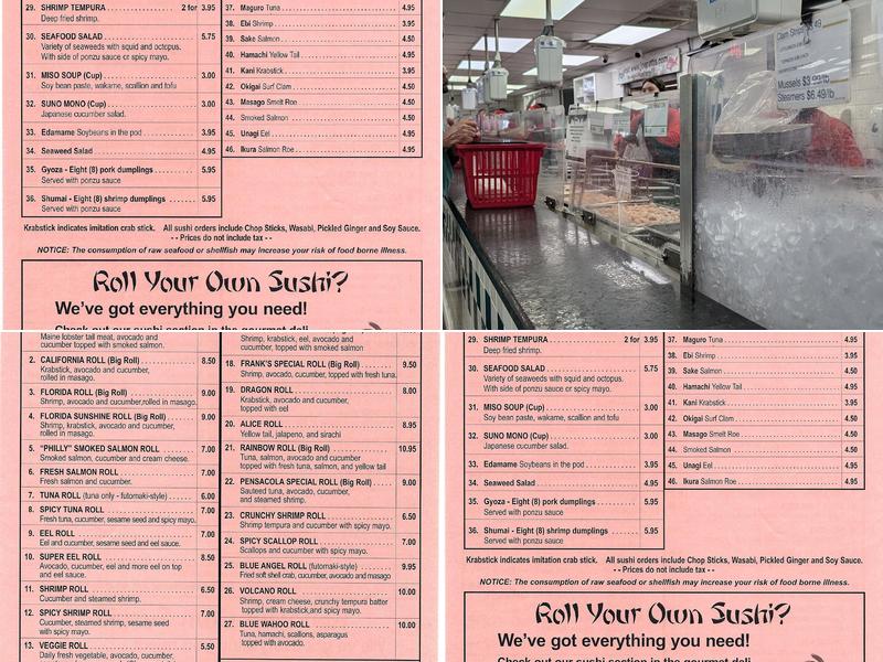 Joe Patti's Seafood Menu