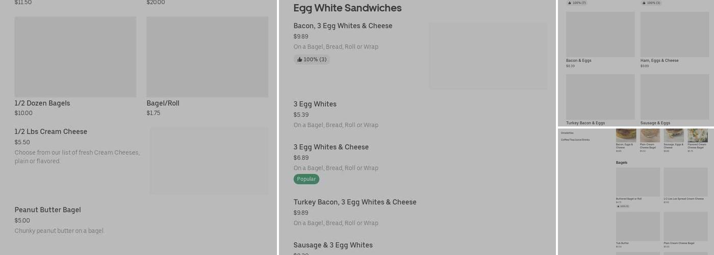 Bagels & Such Inc Menu