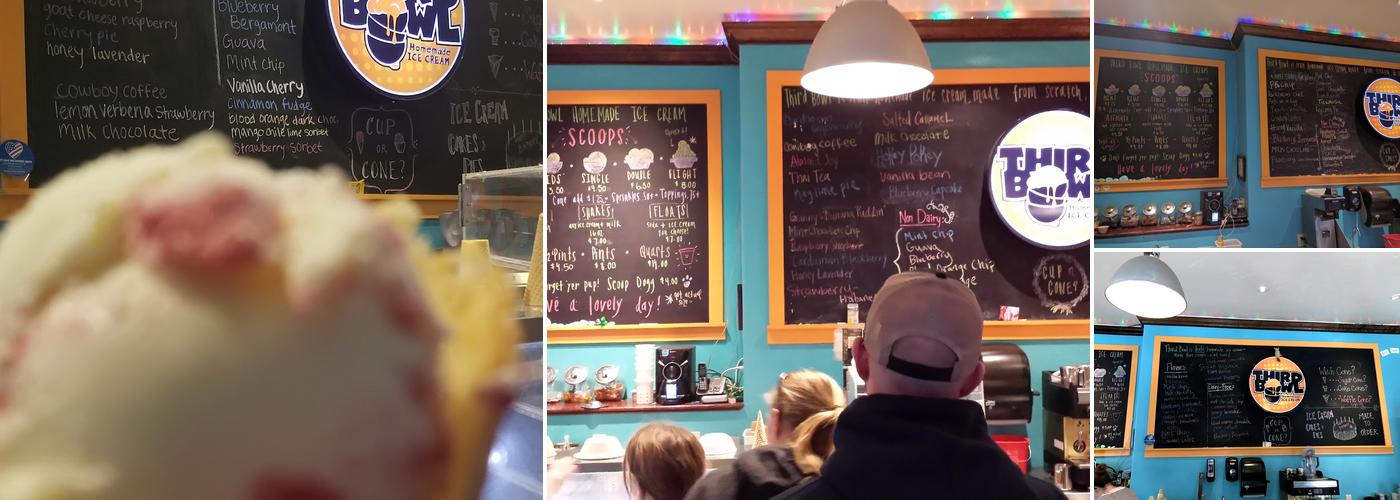 Third Bowl Homemade Ice Cream Menu