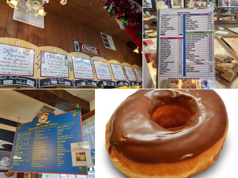 Erick Schat's Bakery Menu