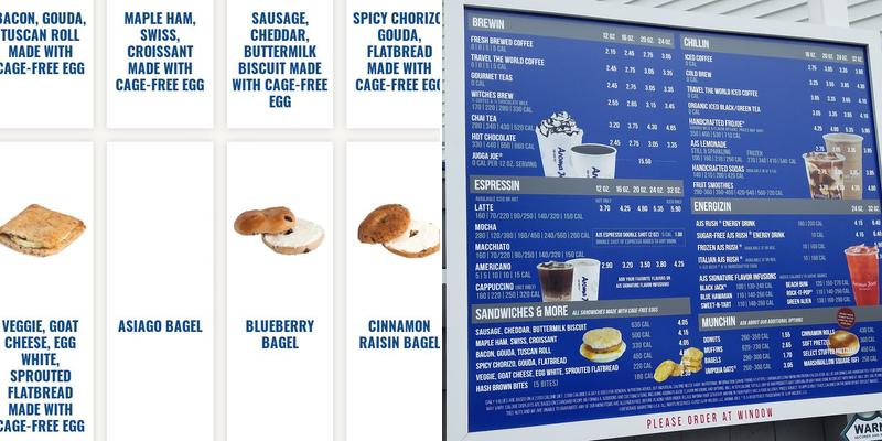 Aroma Joe's Coffee - Drive Thru Menu