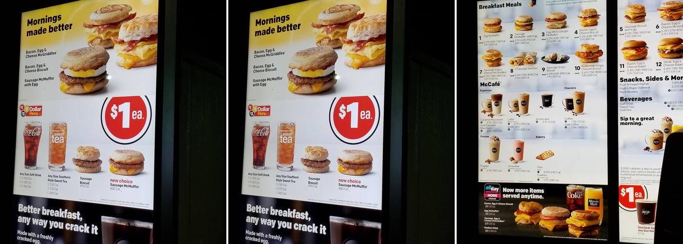 McDonald's Menu
