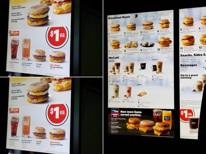 McDonald's Menu